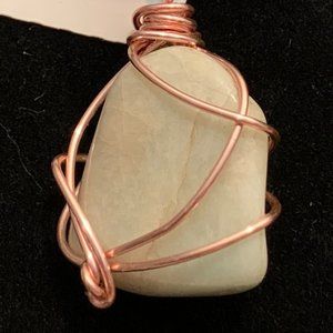 Amazonite #126, Polished Stone Pendant